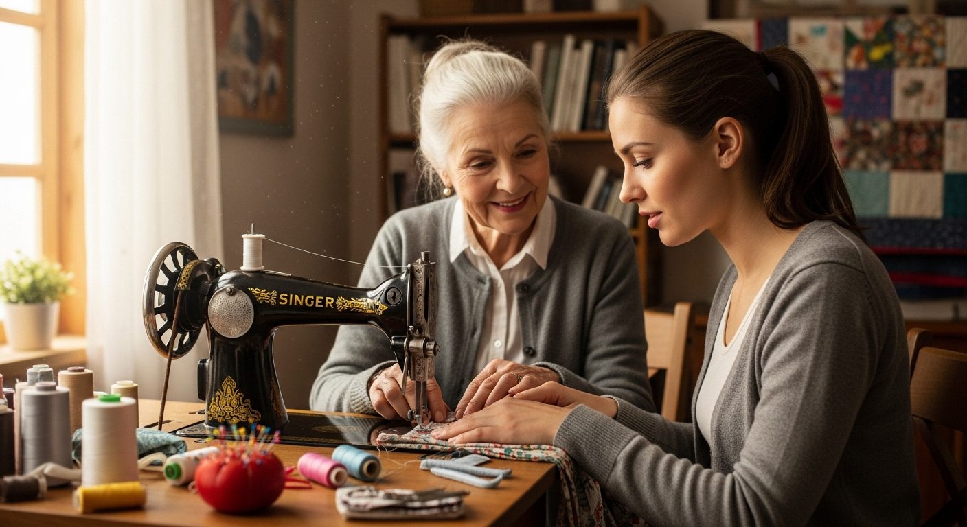 Como usar uma máquina de costura